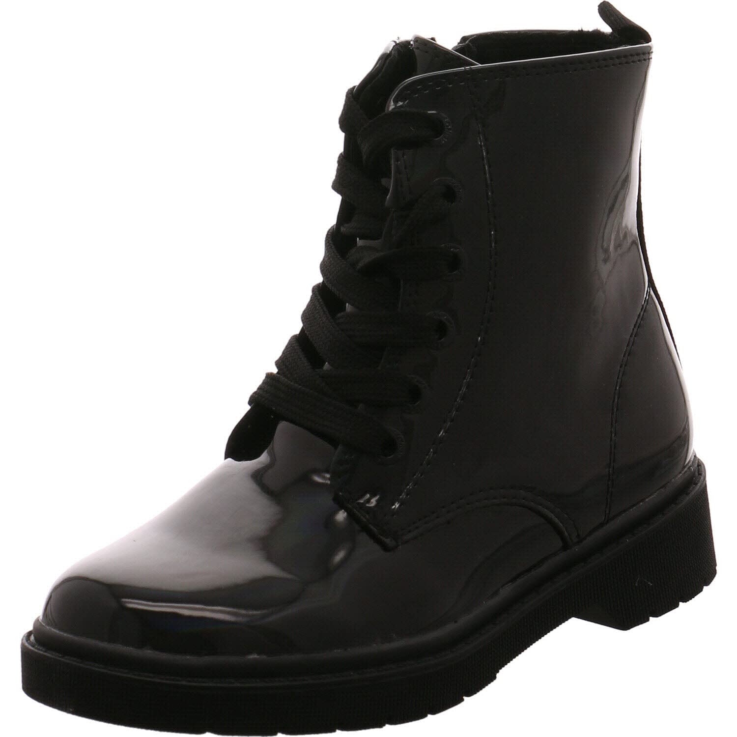 s.Oliver 45211 Mädchen Stiefelette Weiß Lack