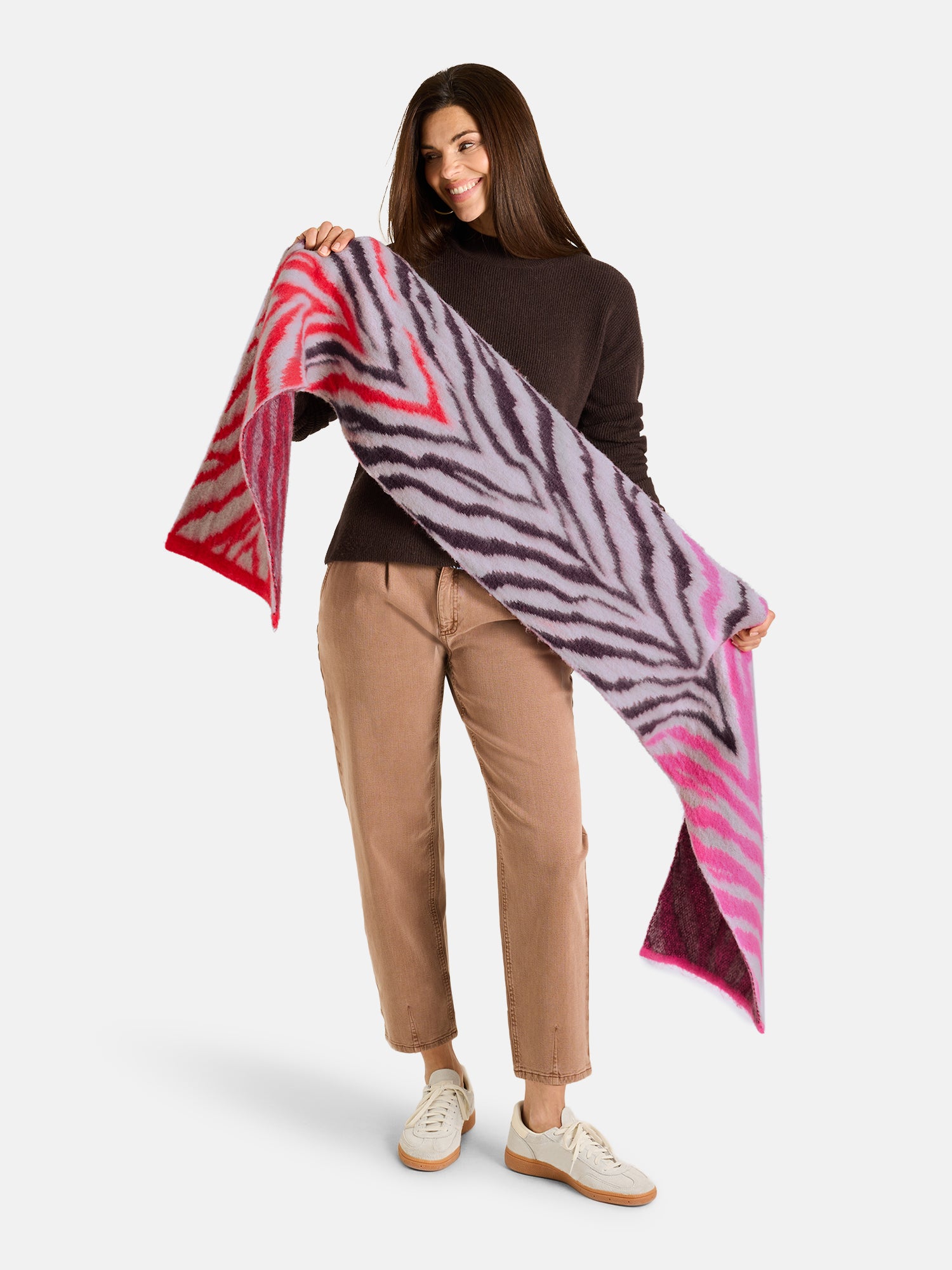 Lieblingsstück MadiL Jacquard-Strickschal fig lang