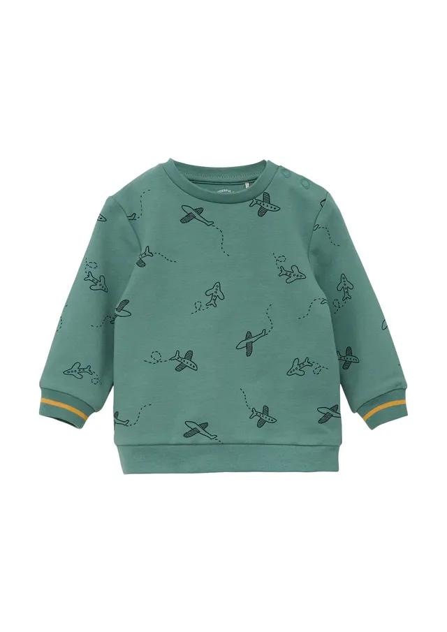 s.Oliver Junior Sweatshirt Langarm Gr. 68 Baumwolle