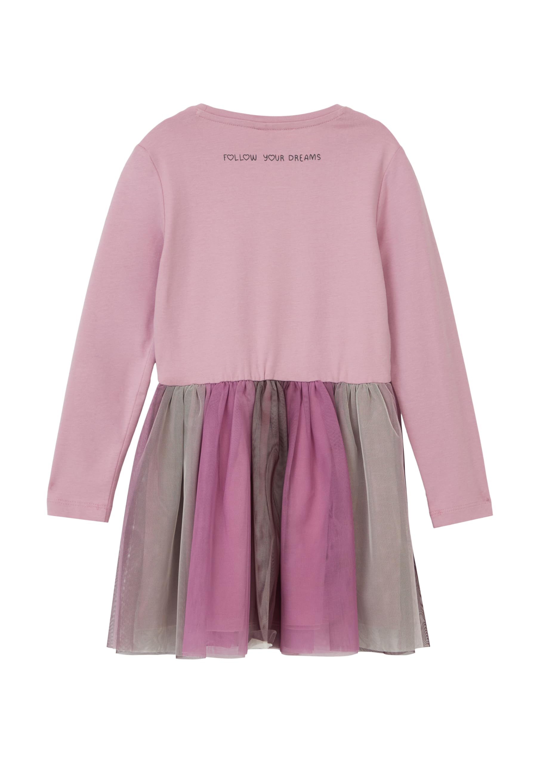s.Oliver Junior Kleid Jersey Langarm Farbverlauf Mesh