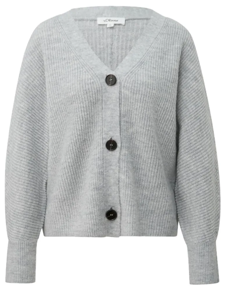 s.Oliver Red Label 2184241 Strickjacke Gr.34 grau