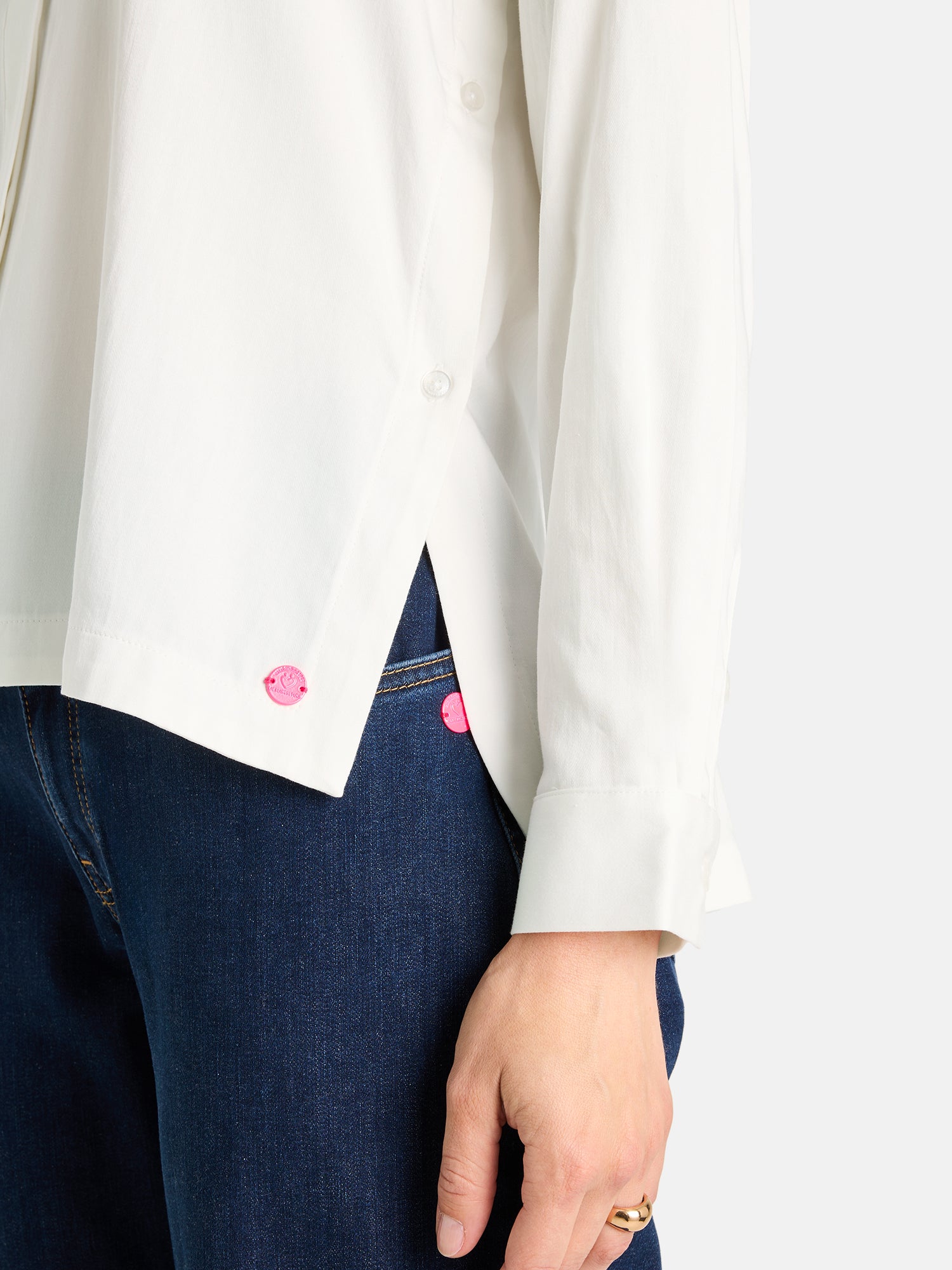 Lieblingsstück LeneL Bluse offwhite Baumwolle