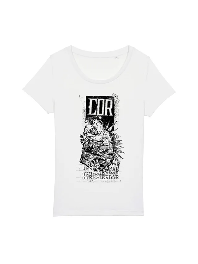 COR Herztier Unregierbar T-Shirt Damen Biobaumwolle