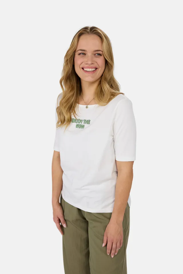 Lieblingsstück DinaL T-Shirt offwhite mit Elasthan