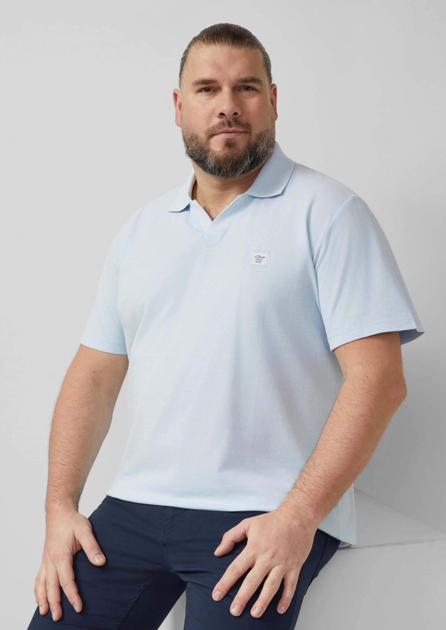s.Oliver Junior Baumwoll-Piqué Poloshirt 5XL Garment Dye