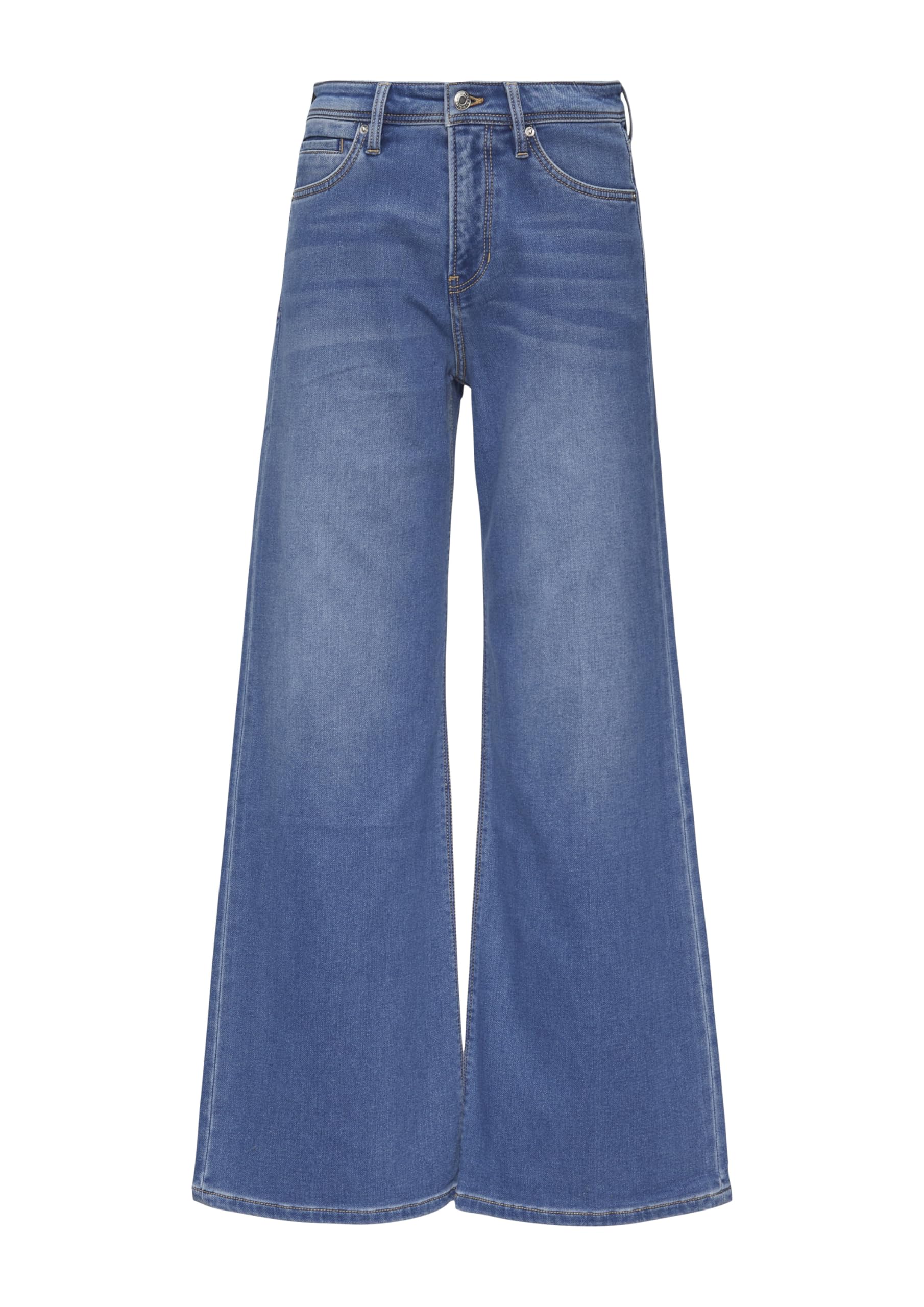 s.Oliver Suri Regular Fit Jeans Wide Leg 40W/30L Mid Rise