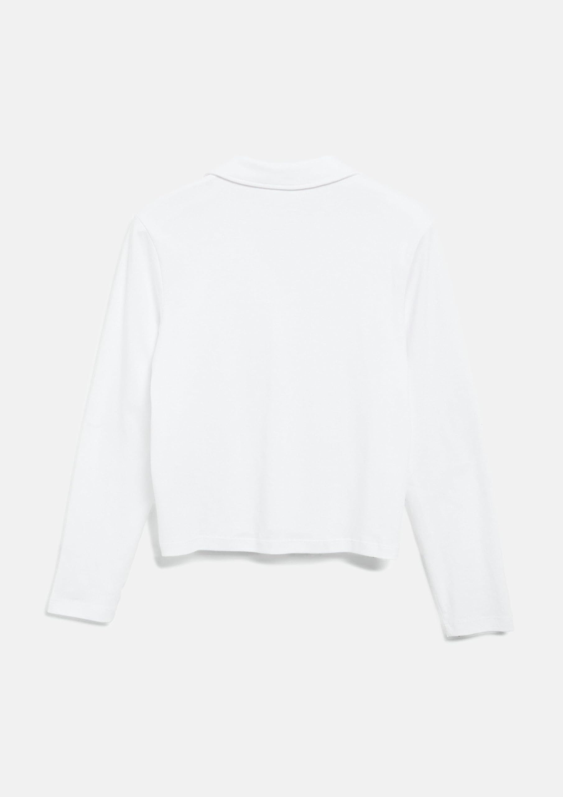 s.Oliver Red Label Interlock-Shirt mit Polokragen Weiß