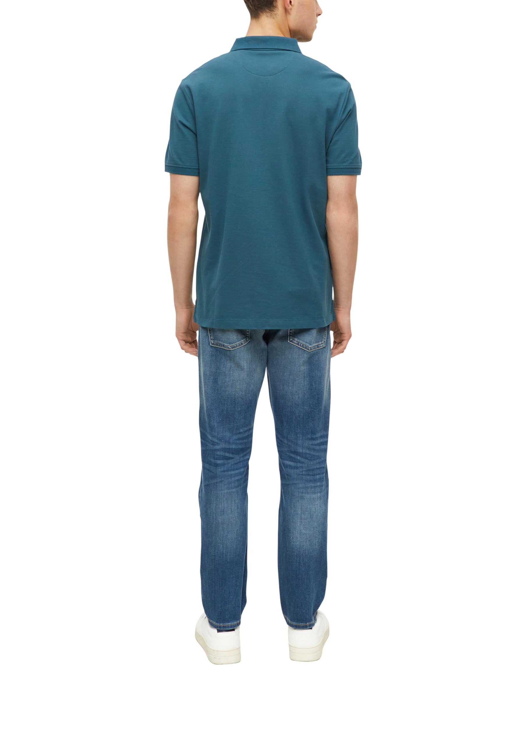 s.Oliver Junior Poloshirt Baumwollpiqué Blau