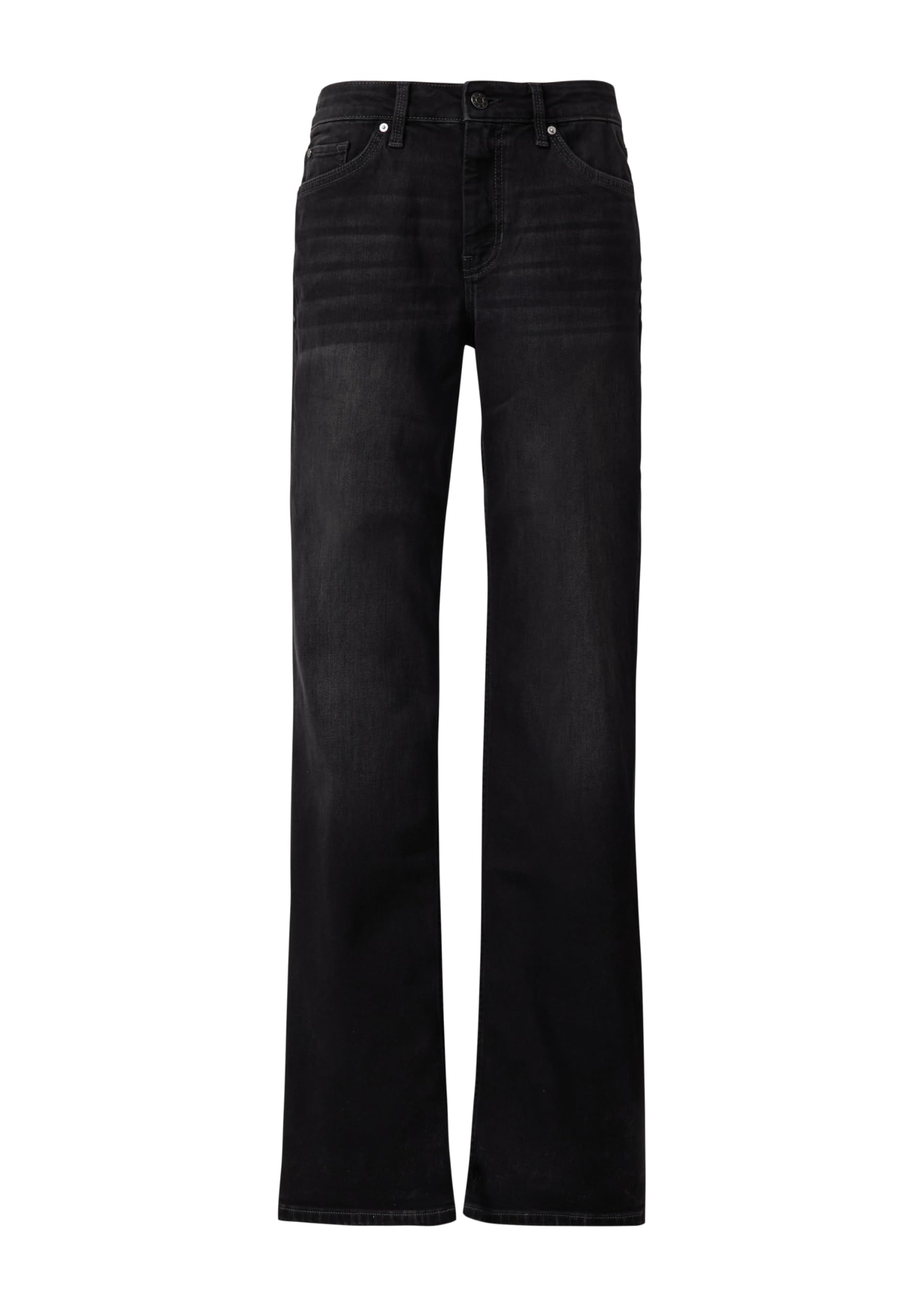s.Oliver Karolin 2169109 Jeans-Hose Straight Leg schwarz