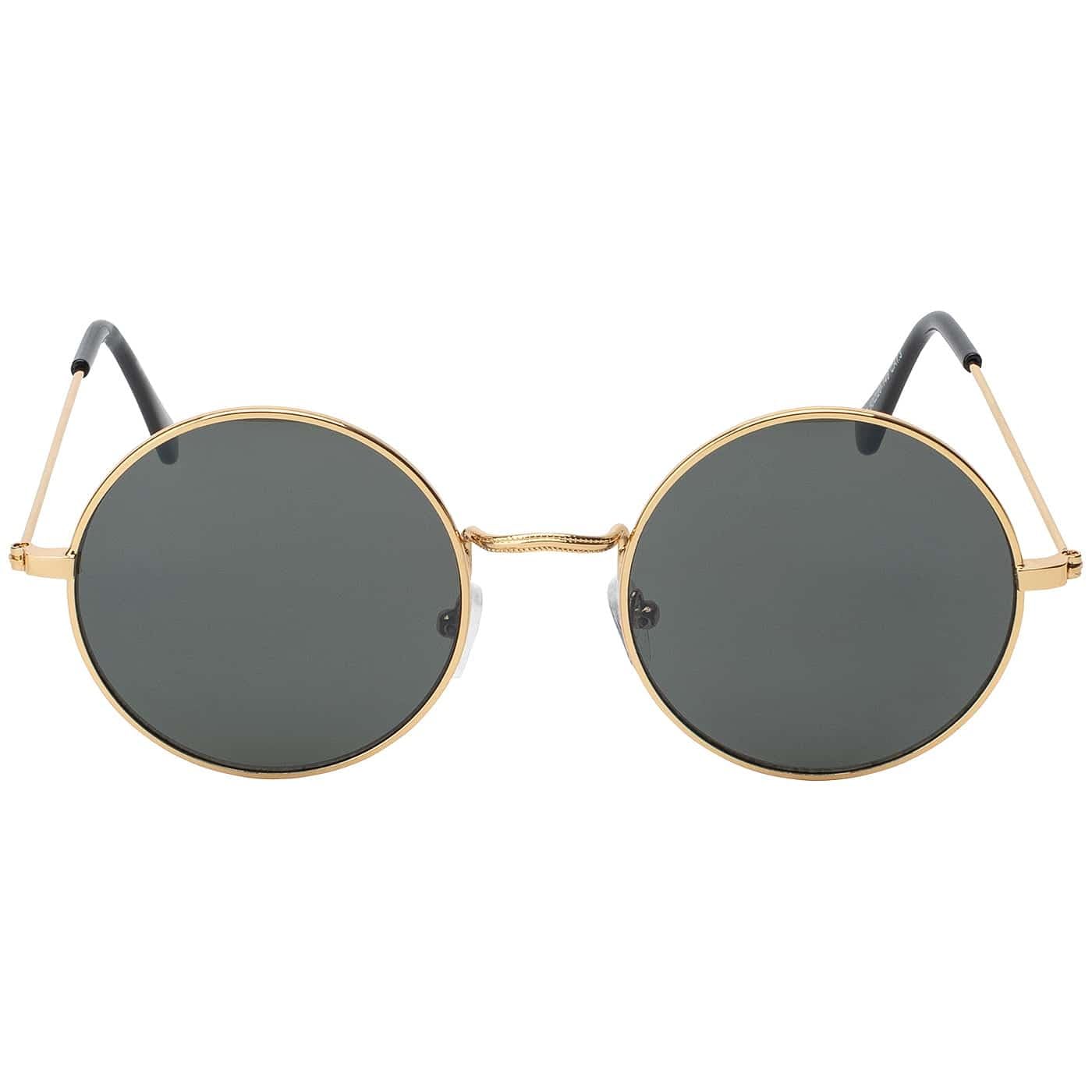 BEZLIT 30559 Runde Sonnenbrille Schwarz-gold UV400