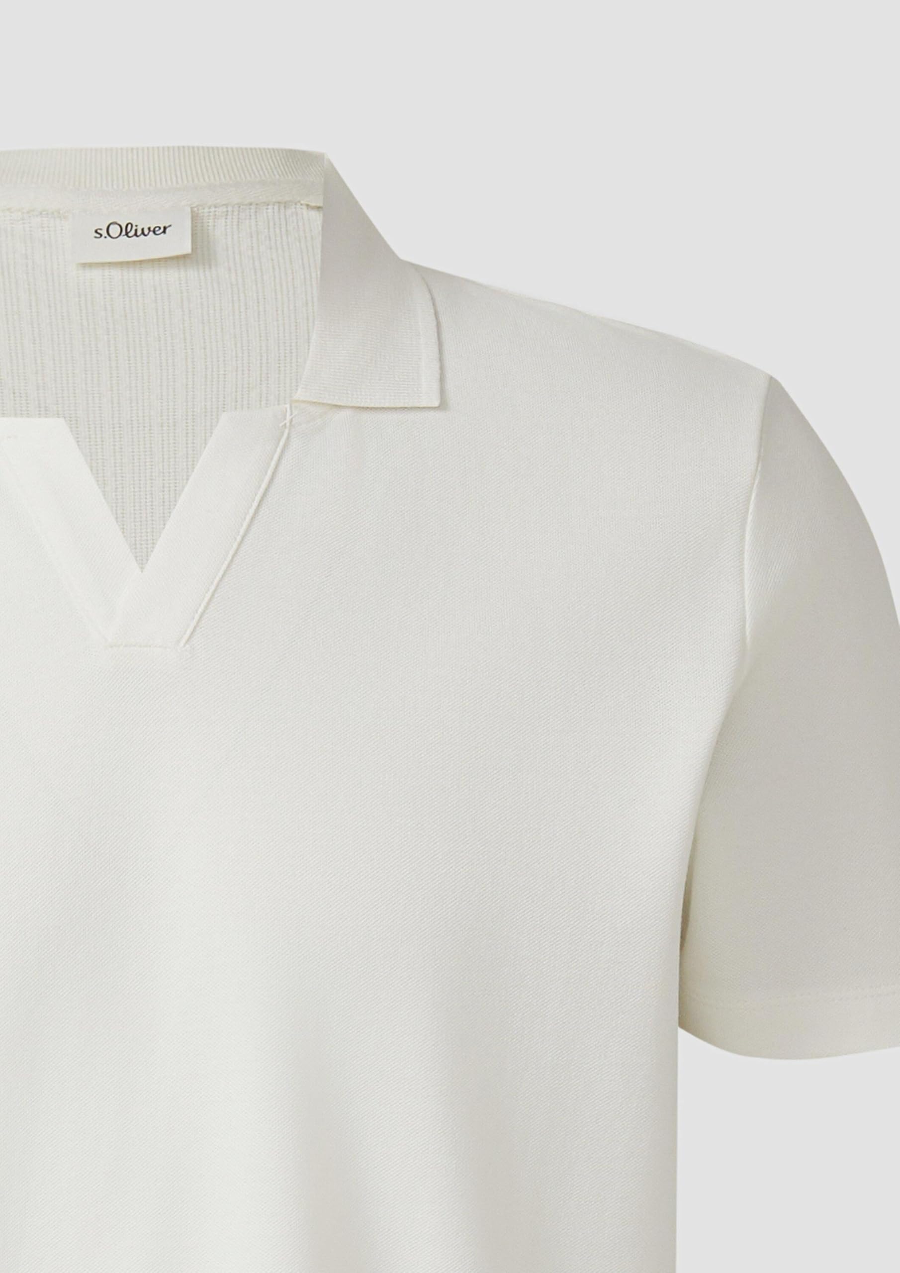 s.Oliver Junior Piqué-Poloshirt offener Kragen 3XL