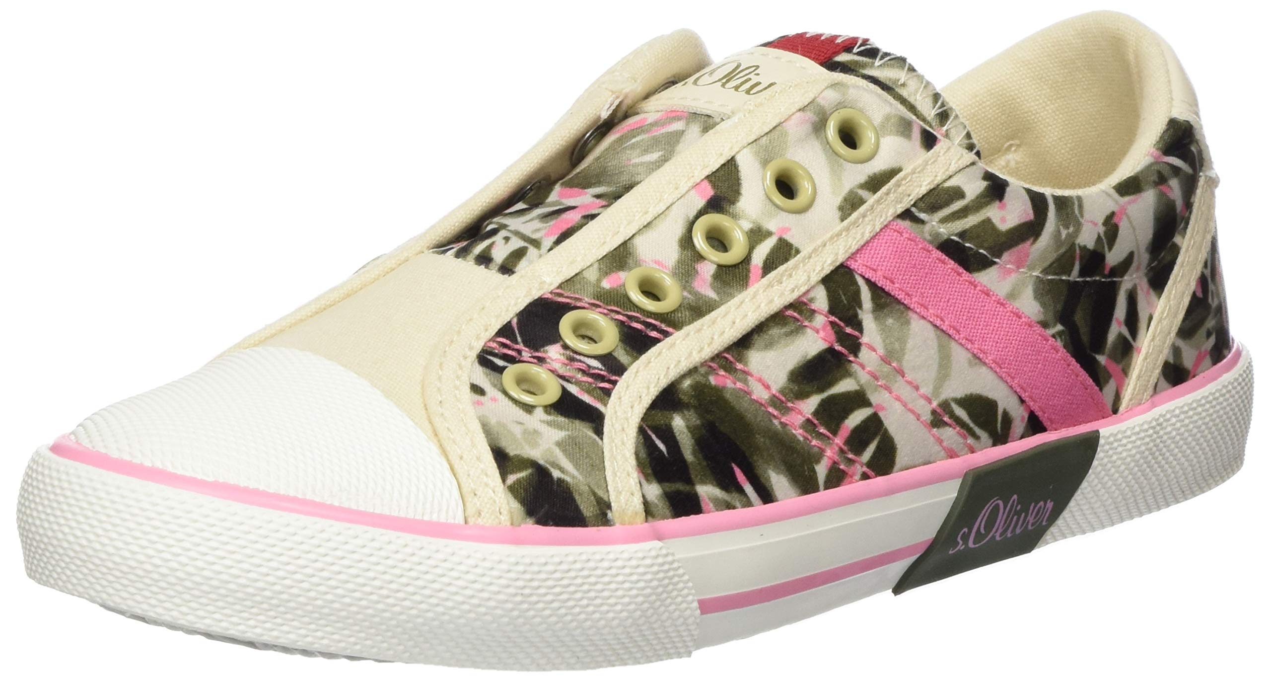s.Oliver Junior 5-44200-24 Sneaker 33 weiß Blumen