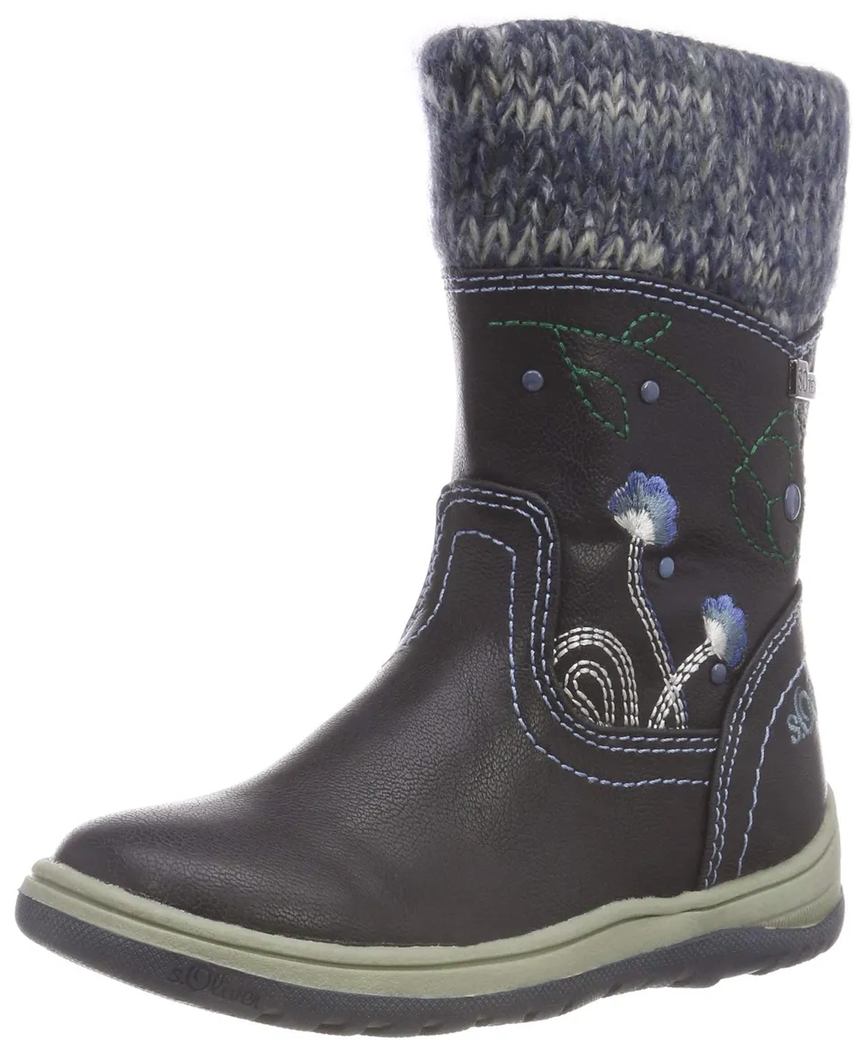 s.Oliver 36410-21 Mädchen Schneestiefel navy 25 EU
