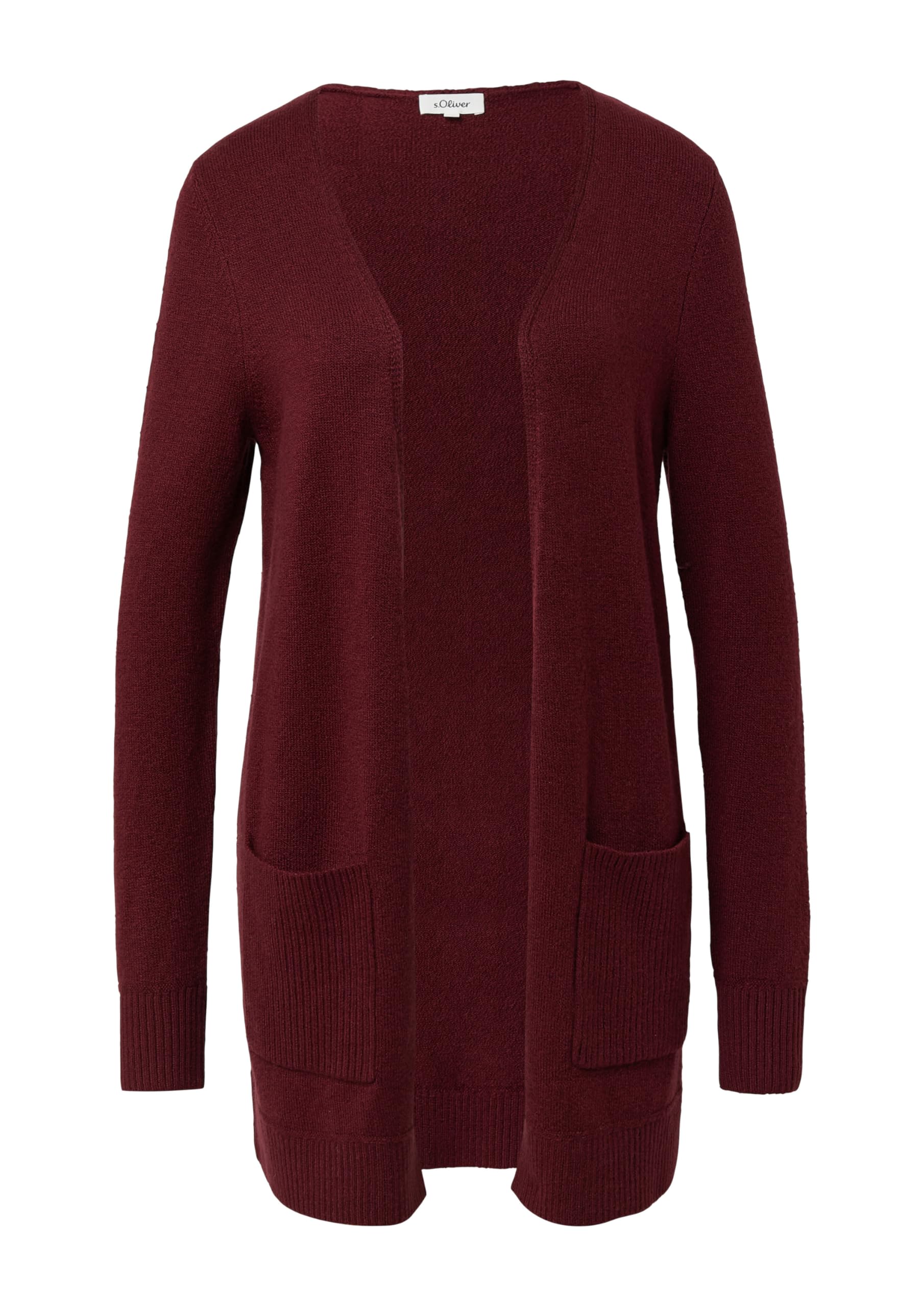 s.Oliver Junior Strickjacke Taschen bordeaux 38