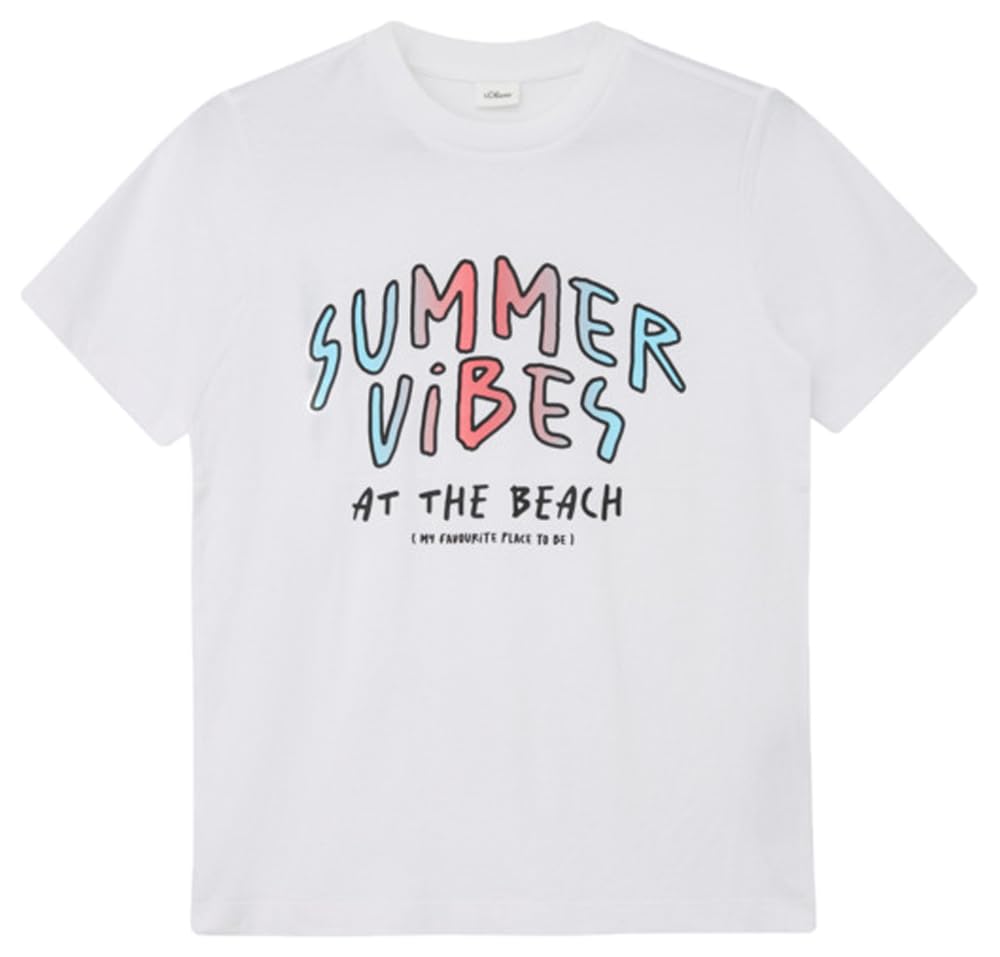 s.Oliver Junior 2179281 T-Shirt Blassblau aus Baumwolle
