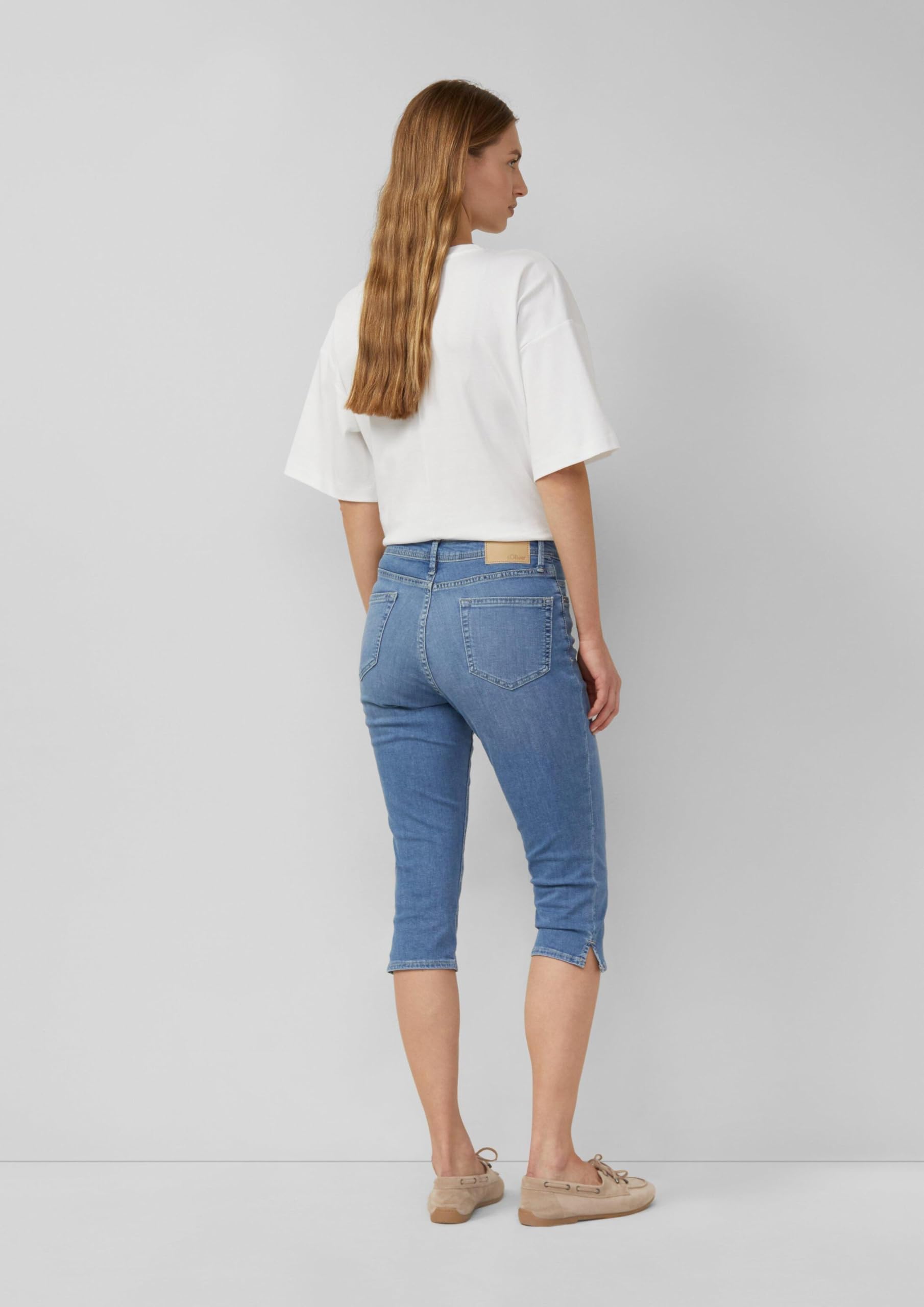 s.Oliver Betsy Mid Rise Slim Fit Capri Jeans Blau 32
