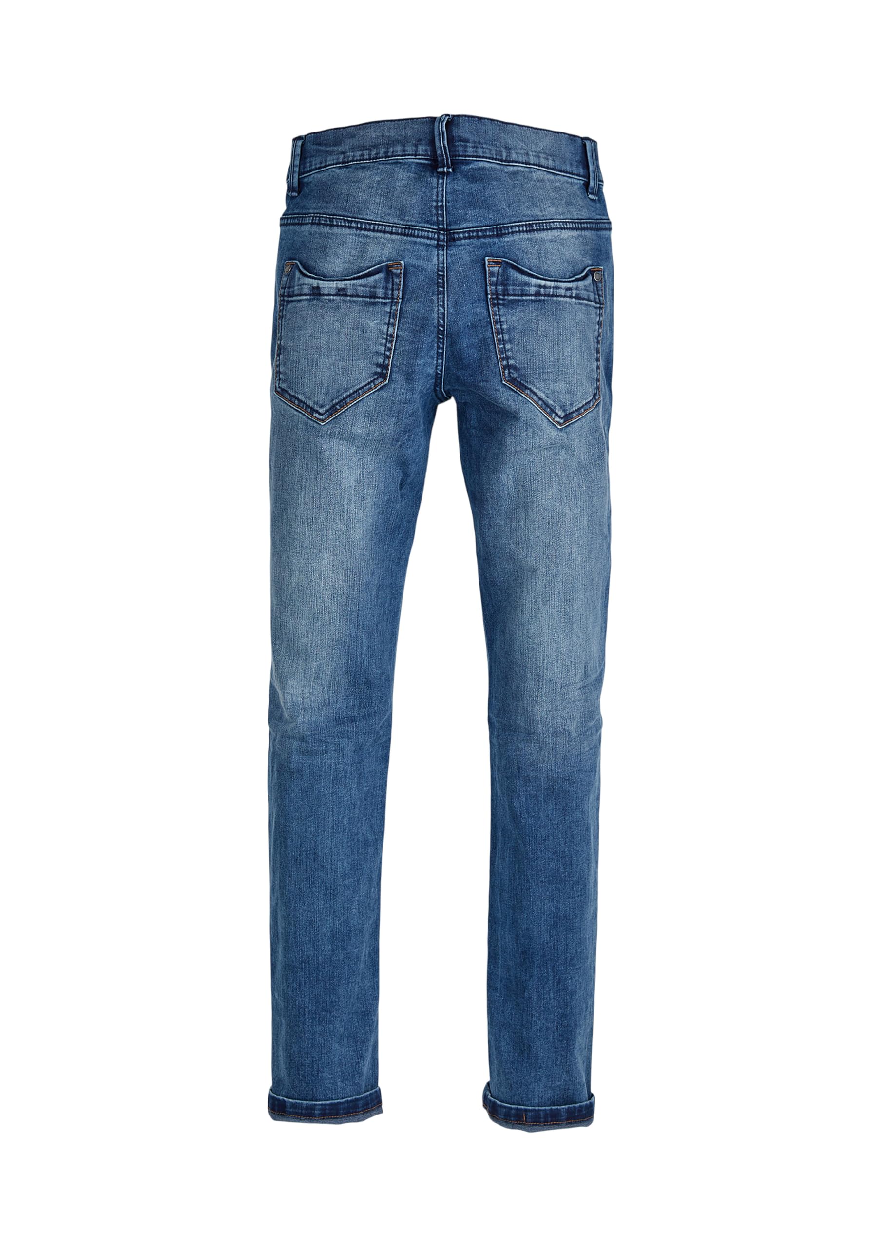 s.Oliver Junior Pete Regular Fit Jeans blau Used-Look