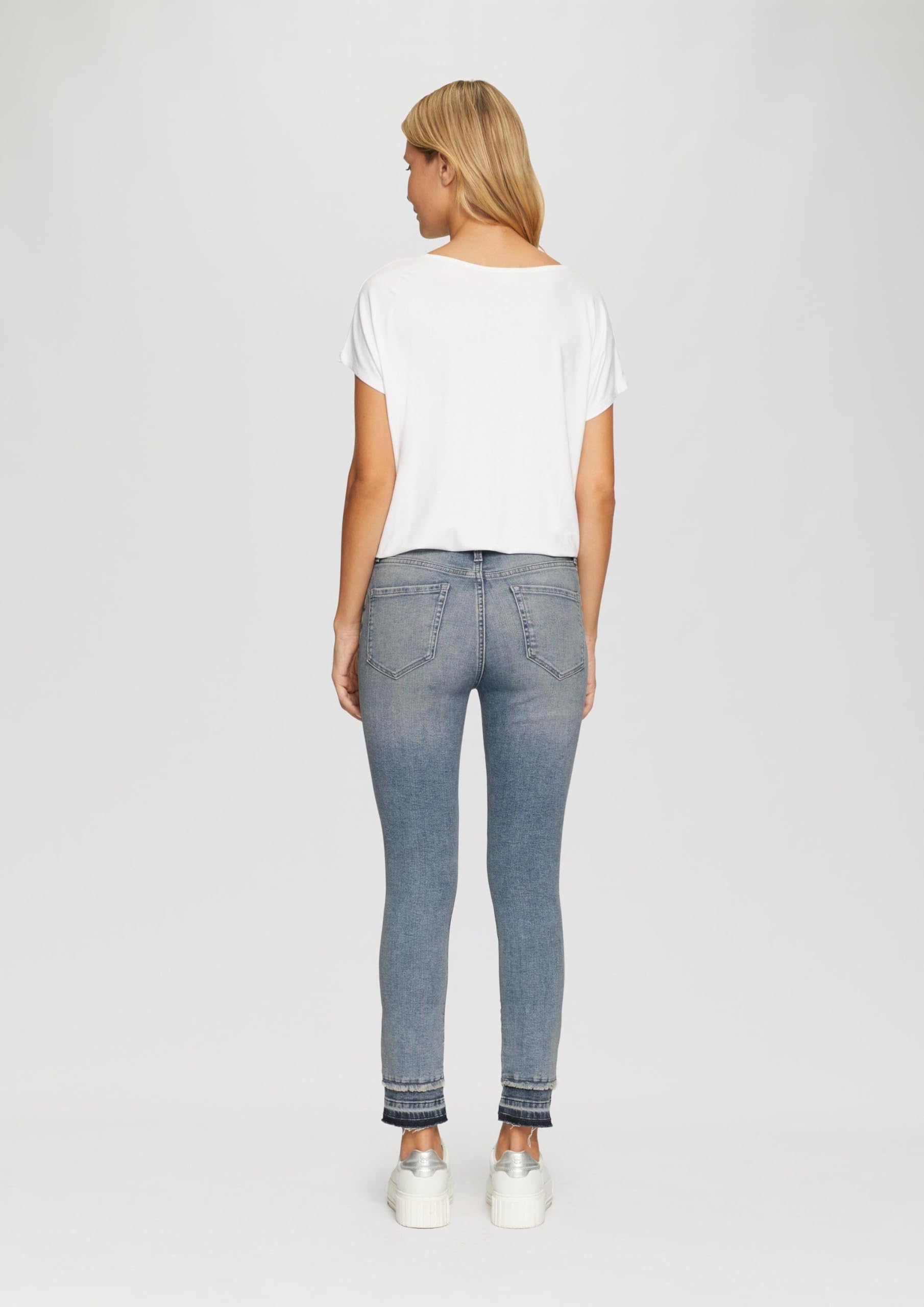 s.Oliver Red Label Izabell Jeans Cropped Skinny offener Saum