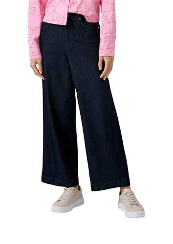 s.Oliver Junior Suri Cropped-Jeans Regular Fit High Rise Wide Leg Navy 40