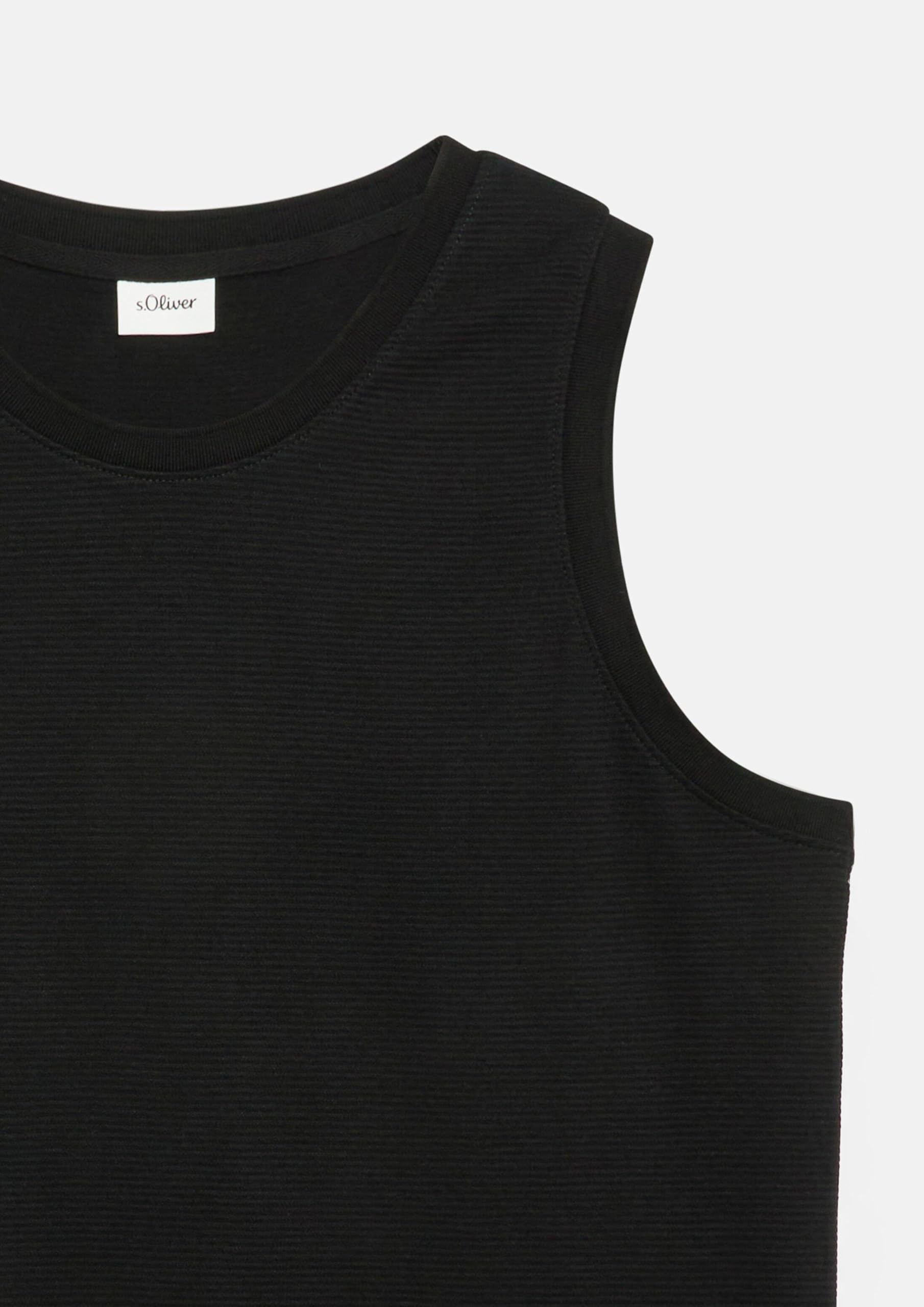 s.Oliver Junior Big Size Tank Top Jacquard schwarz 9999
