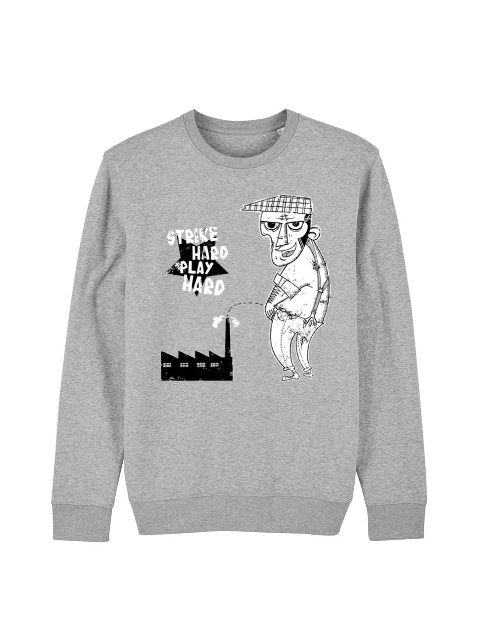 dna merch Strike Hard Play Hard Rundhalspullover