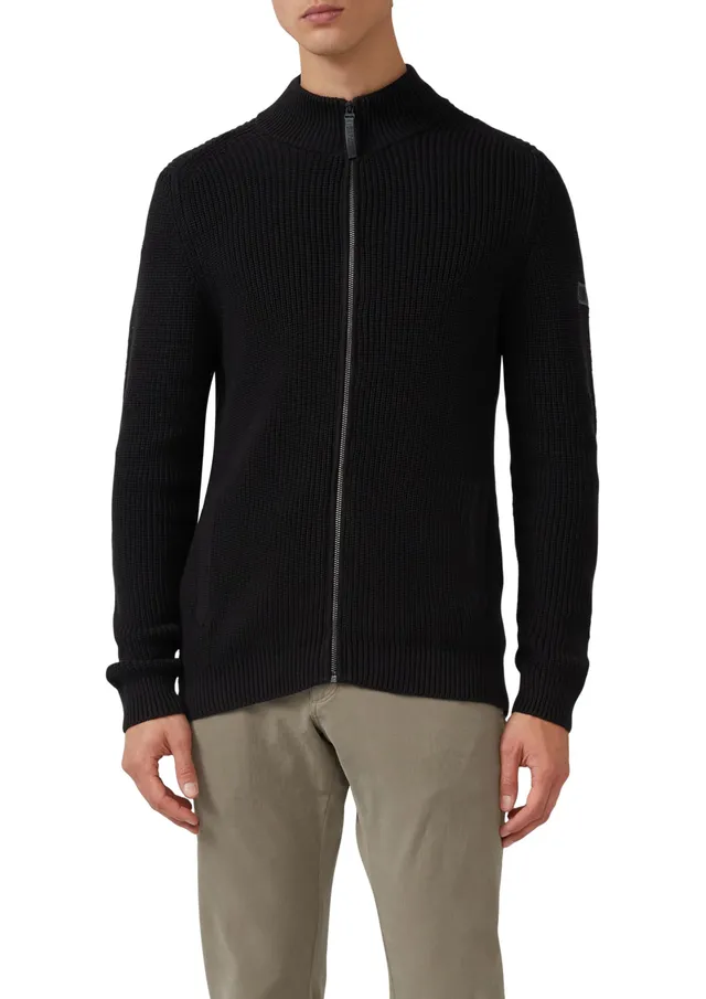 s.Oliver RED LABEL Cardigan Struktur schwarz S