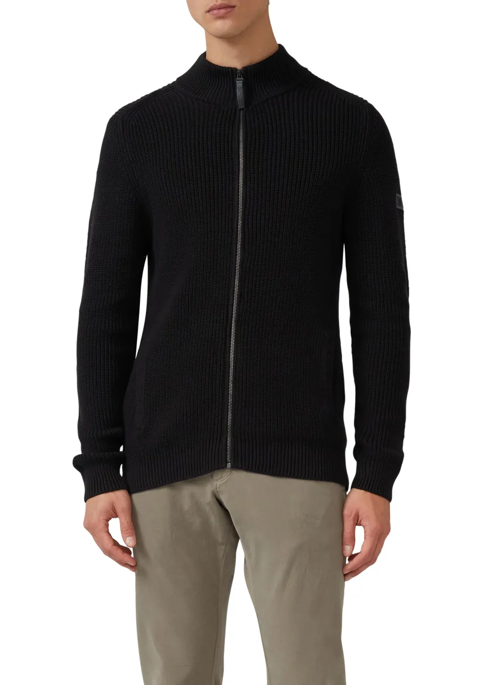s.Oliver RED LABEL Cardigan Struktur schwarz S