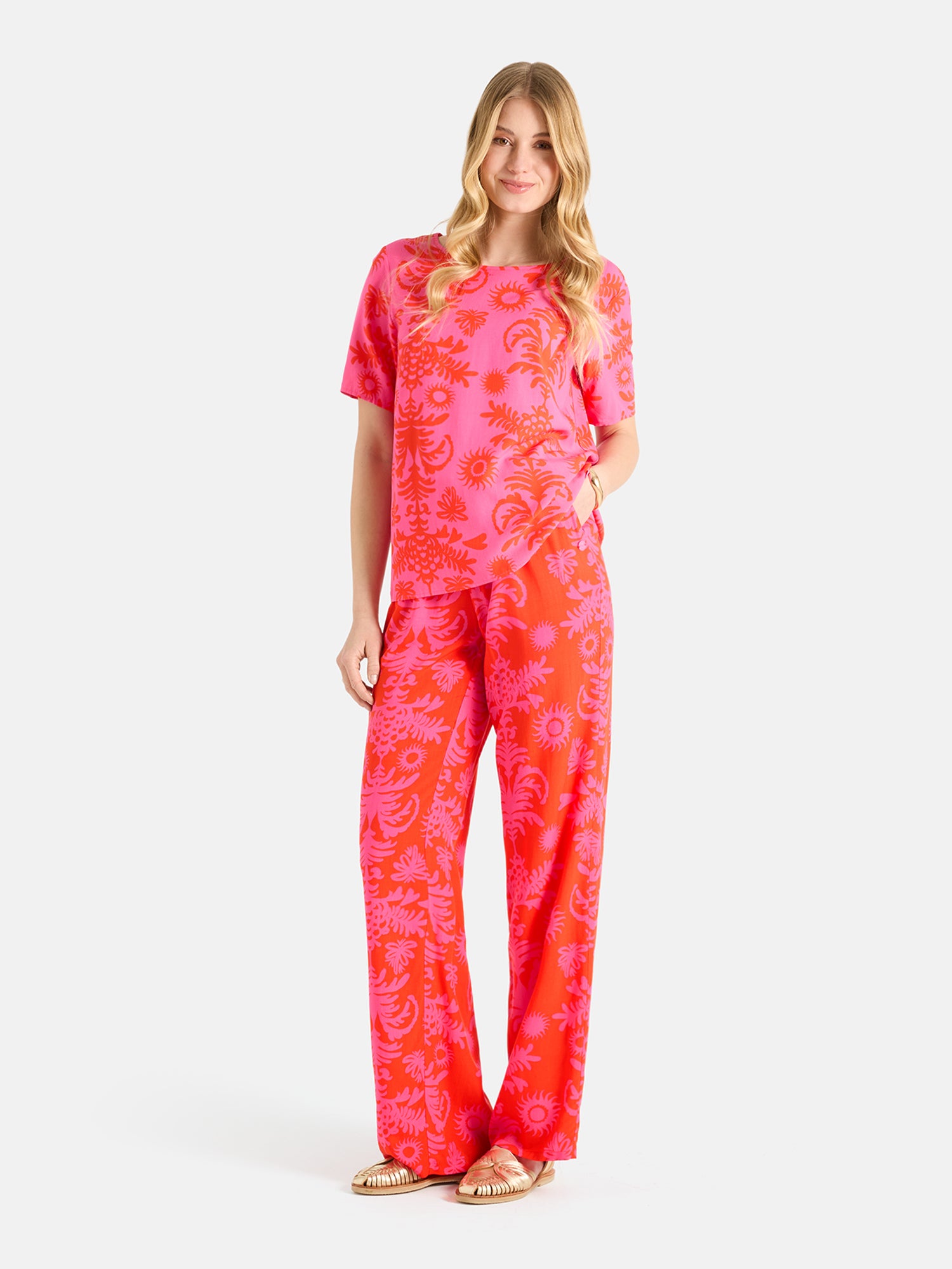 Lieblingsstück ReneeL Bluse lovely pink Viskose Print