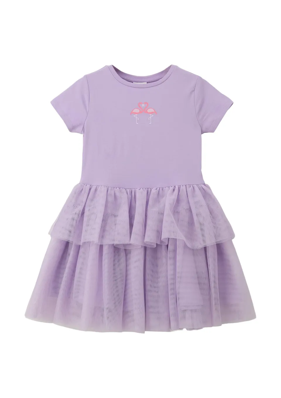 s.Oliver Minikleid Layering-Detail Lavendel