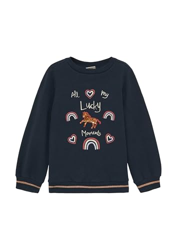 s.Oliver Red Label Sweatshirt Glitzer Pailletten Baumwolle