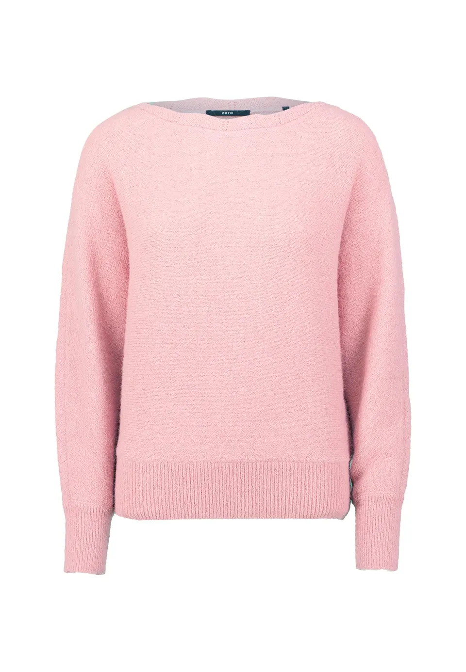 zero Strickpullover U-Boot-Ausschnitt Rose Gr.40 Melange