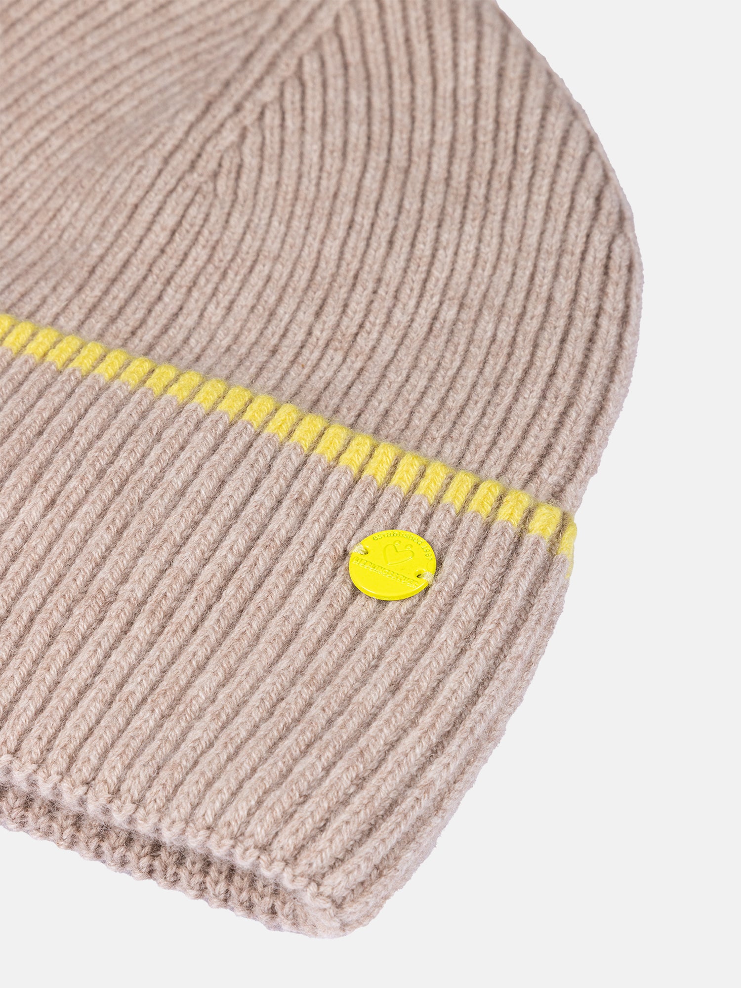 Lieblingsstück Sweet Heart Mütze Wolle beige Herz