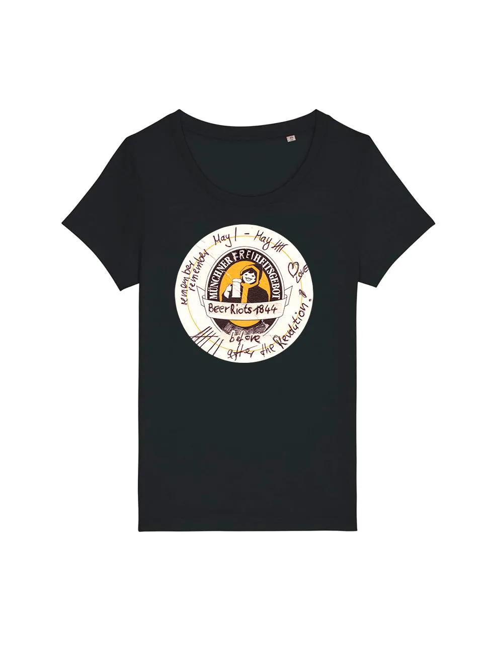 dna merch Münchner Bieraufstände T-Shirt Frauen Schwarz