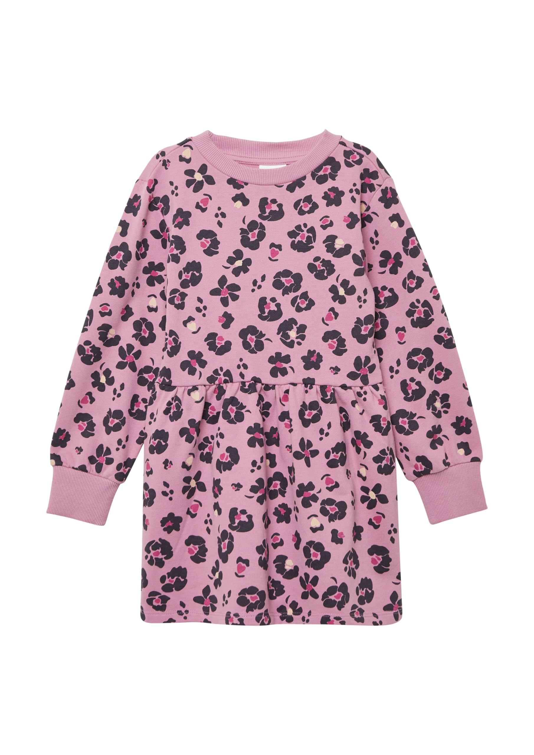 s.Oliver Junior Sweatkleid kurz Baumwollmix Print
