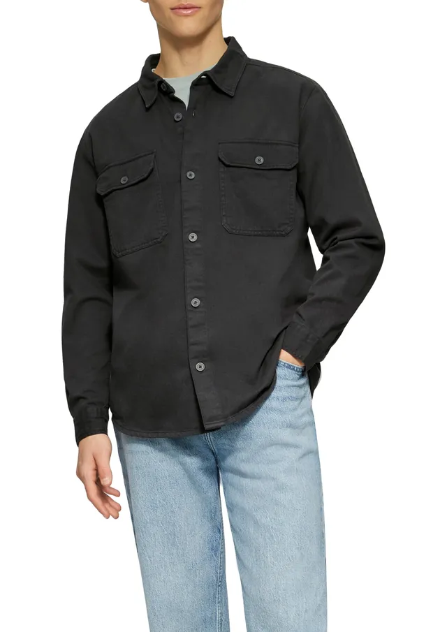 s.Oliver QS Overshirt gewaschener Twill Hemdjacke