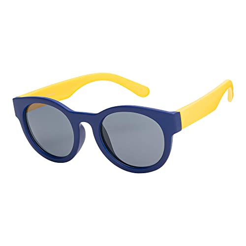 BEZLIT Kids Brille Schwarz-Rot polarisiert UV400