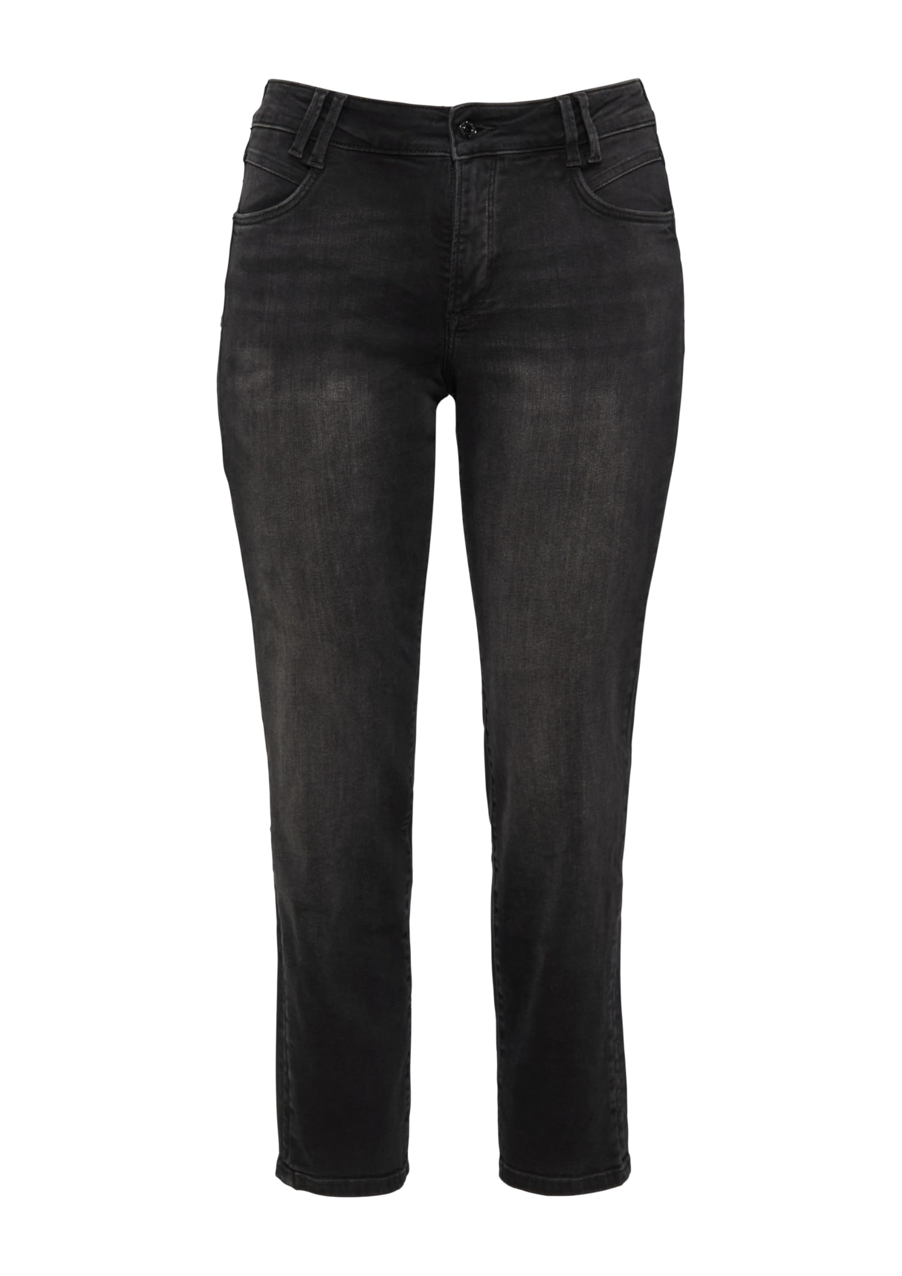 s.Oliver Red Label Curvy Fit Mid Rise Slim Tapered Leg Jeans
