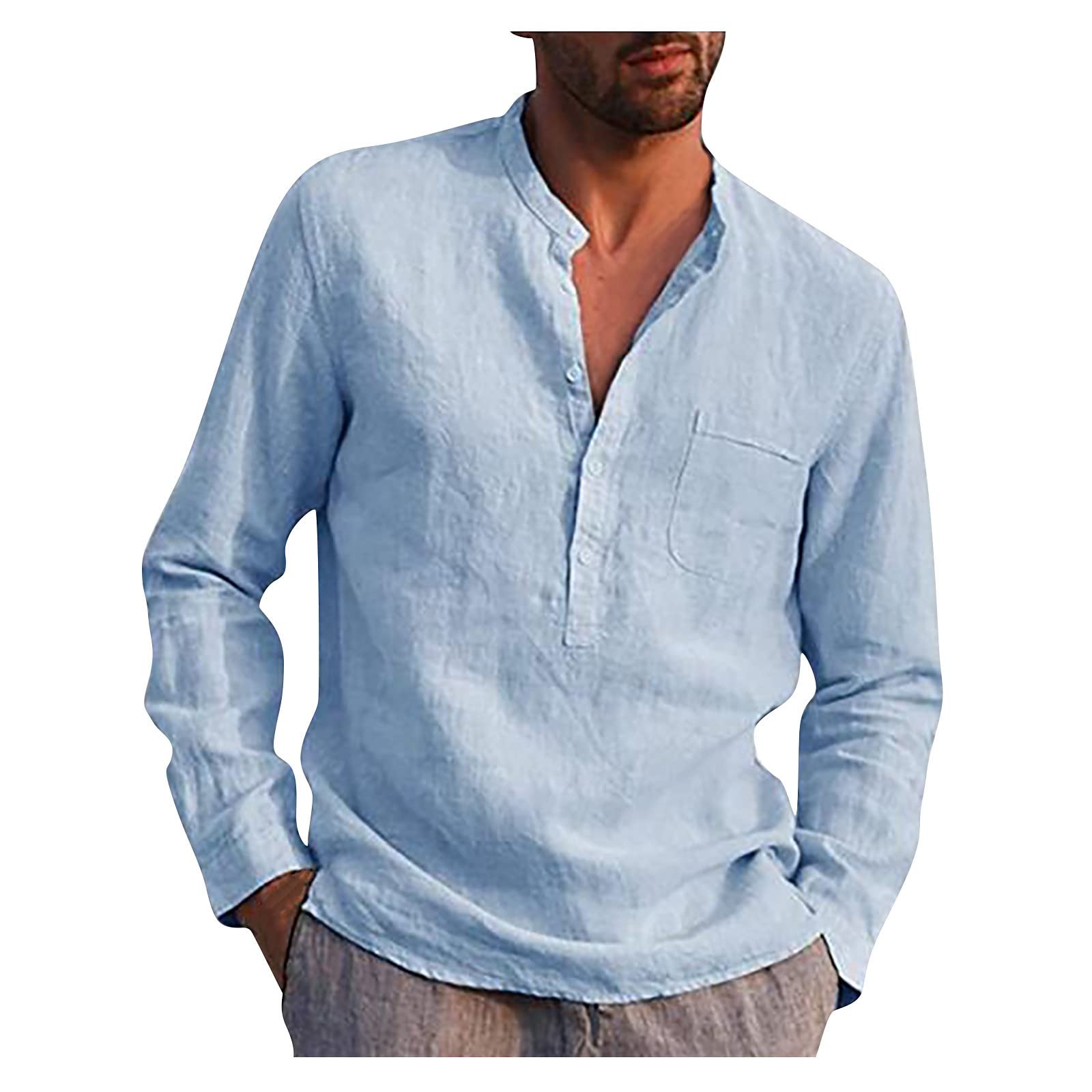 Singular AG Herren Leinenhemd Kurzarm Regular