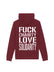 dna merch Fuck Charity Love Solidarity Hoodie