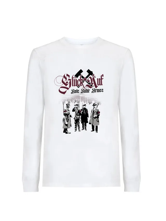 dna merch Glück auf Rote Ruhr Armee 1920 Langarmshirt Motiv