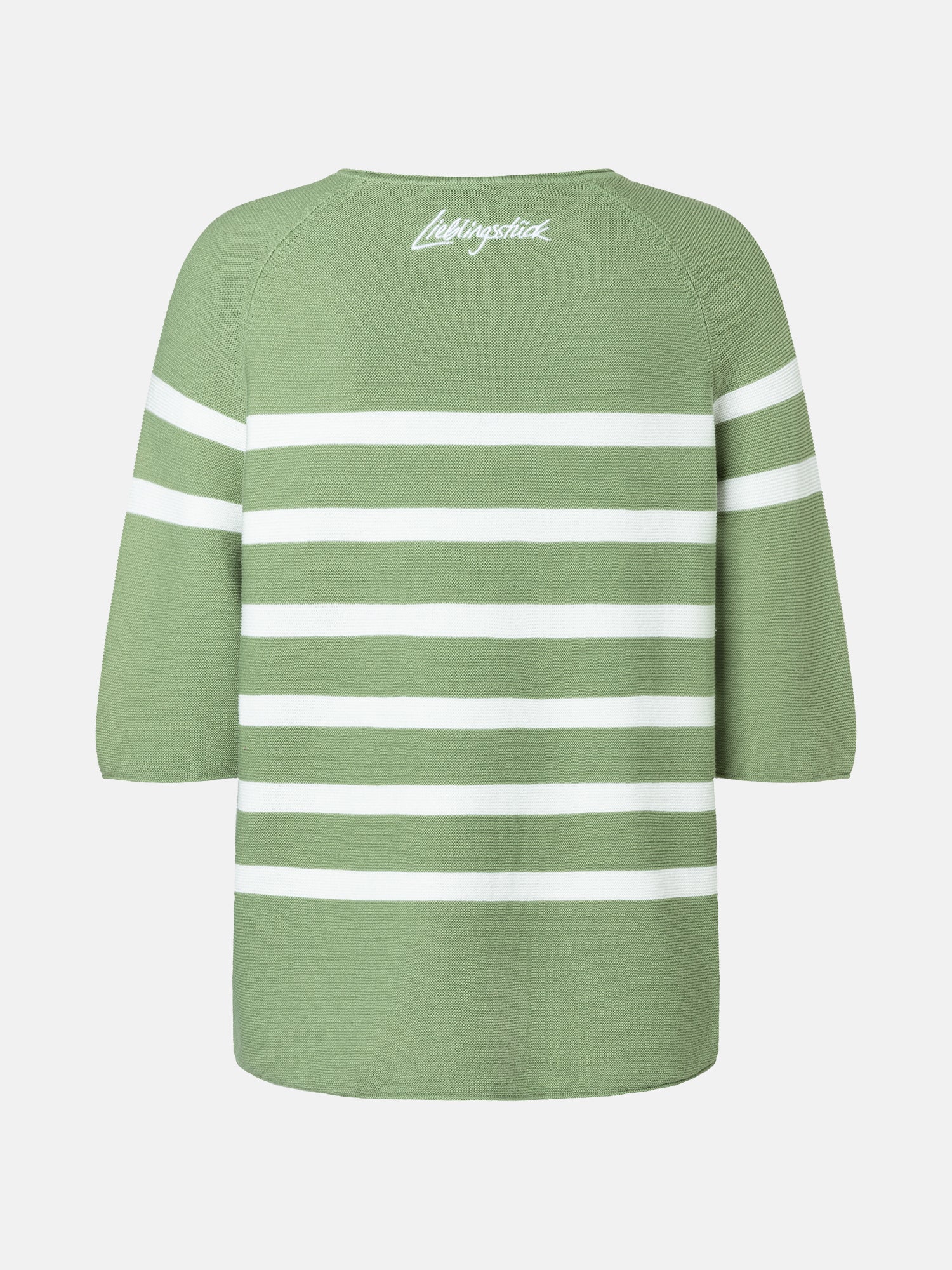 Lieblingsstück KlerariEP Kurzarm-Pullover jeans Baumwolle