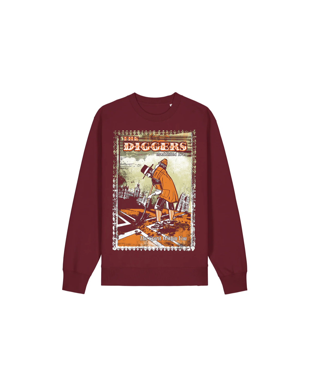 dna merch The Diggers Spirit Within You Rundhalspullover Schwarz