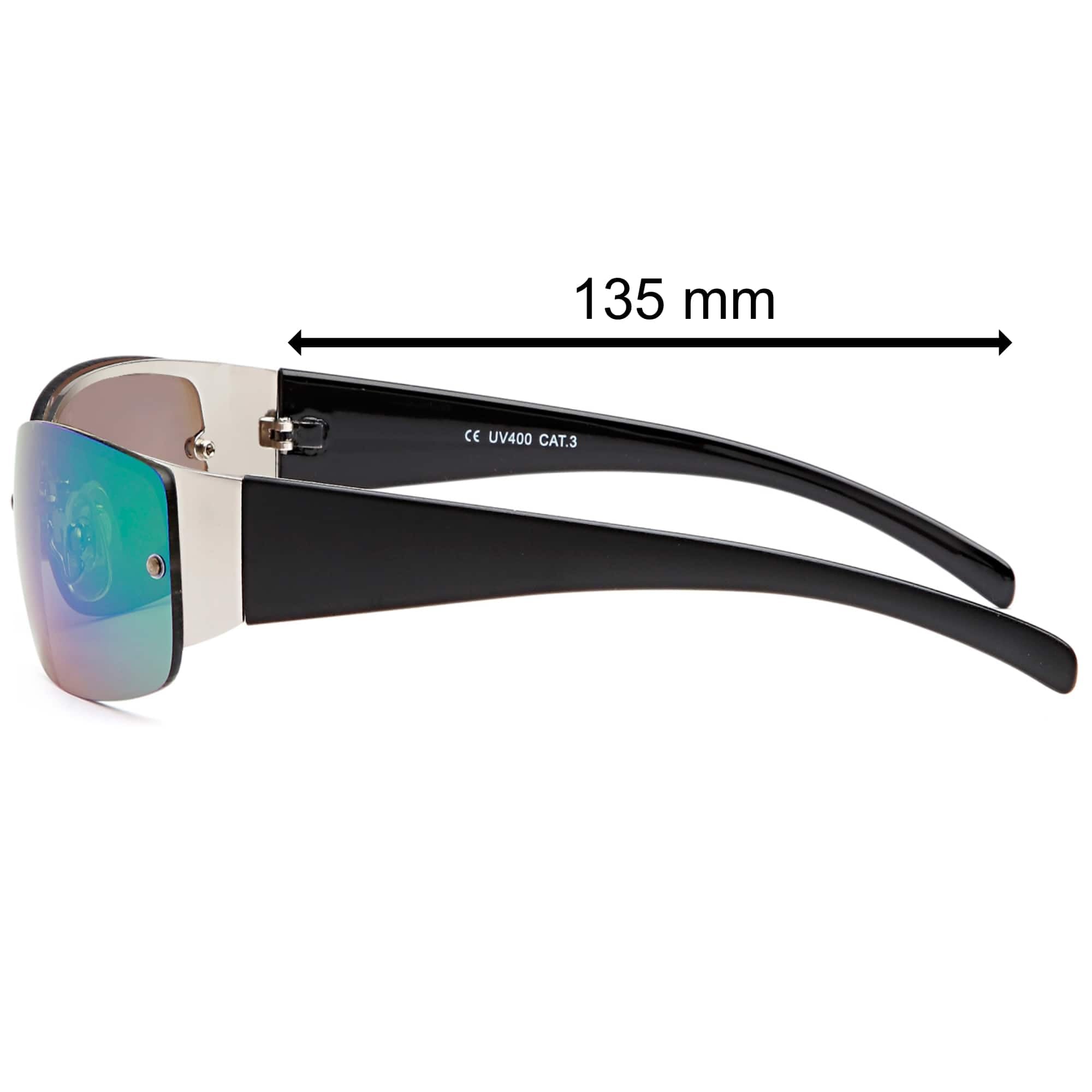 BEZLIT A0475 Flieger Sonnenbrille Grün Bikerbrille