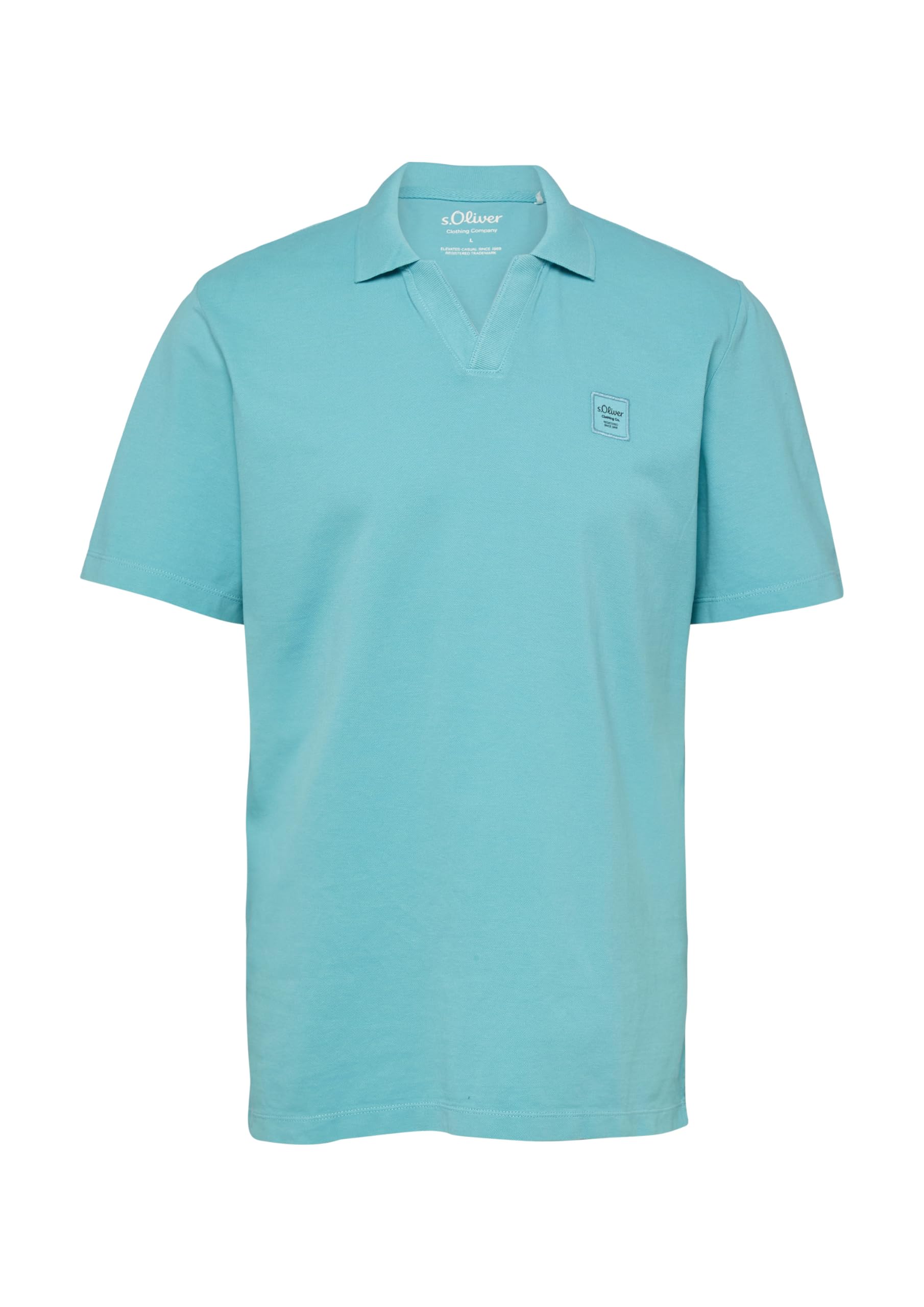 s.Oliver Junior Poloshirt Baumwoll-Piqué Garment Dye
