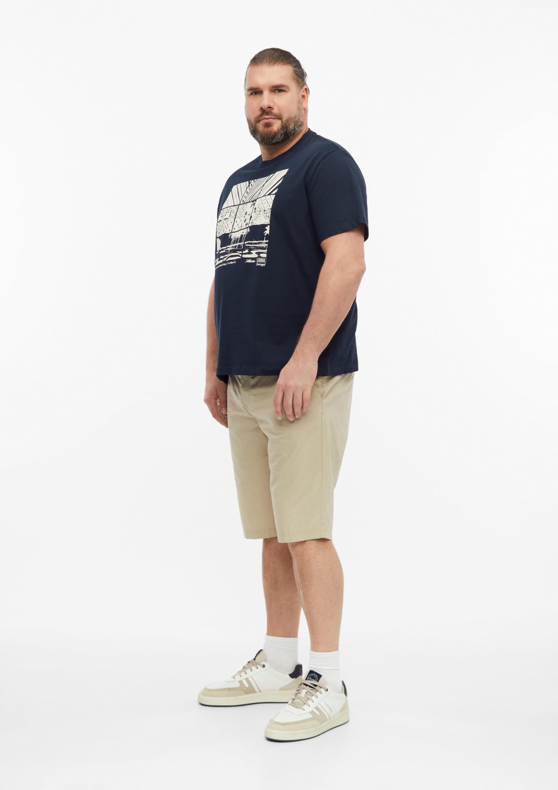 s.Oliver Herren 2181150 T-Shirt 5XL mit Frontprint