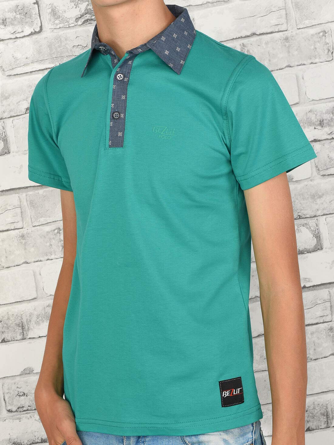 BEZLIT 30093 Polo Shirt Jungen Gr. 116 Stretch