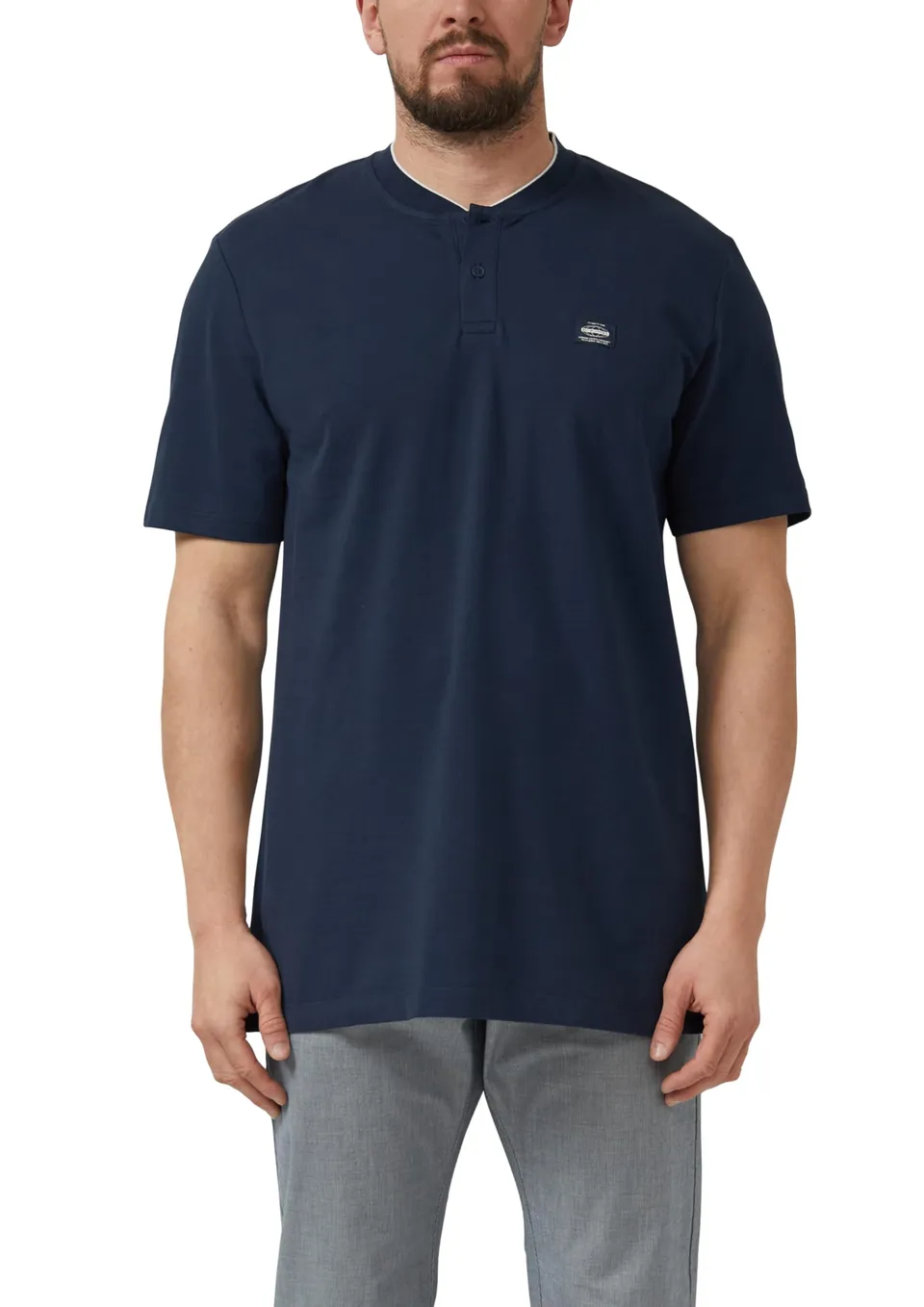 s.Oliver Junior Piqué Poloshirt navy XL elastisch
