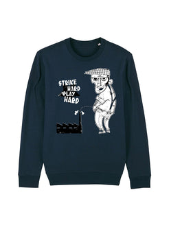dna merch Strike Hard Sweatshirt Damen Bio-Baumwolle