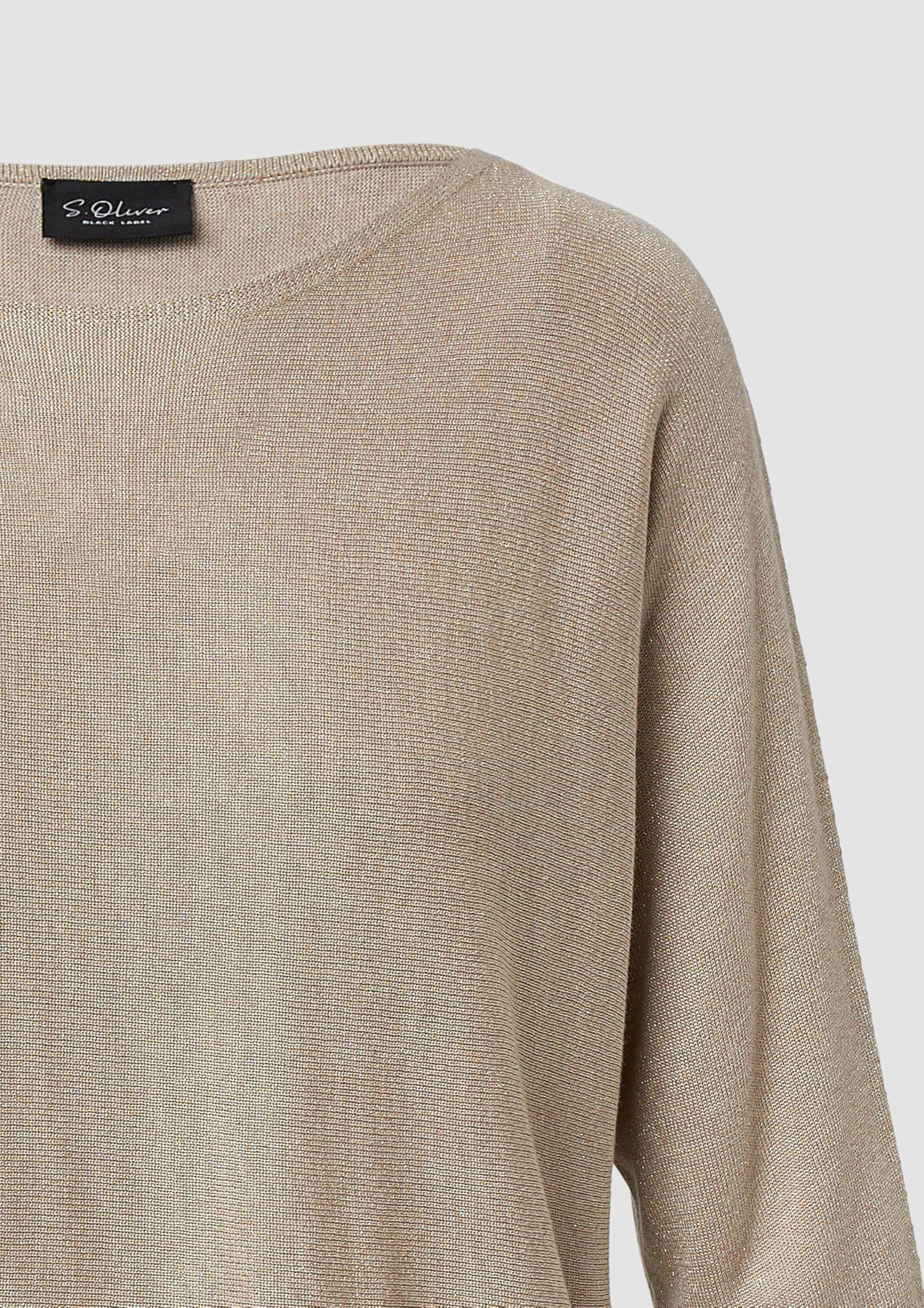 s.Oliver Junior Strickpullover mit Glitzergarn 3/4-Arm