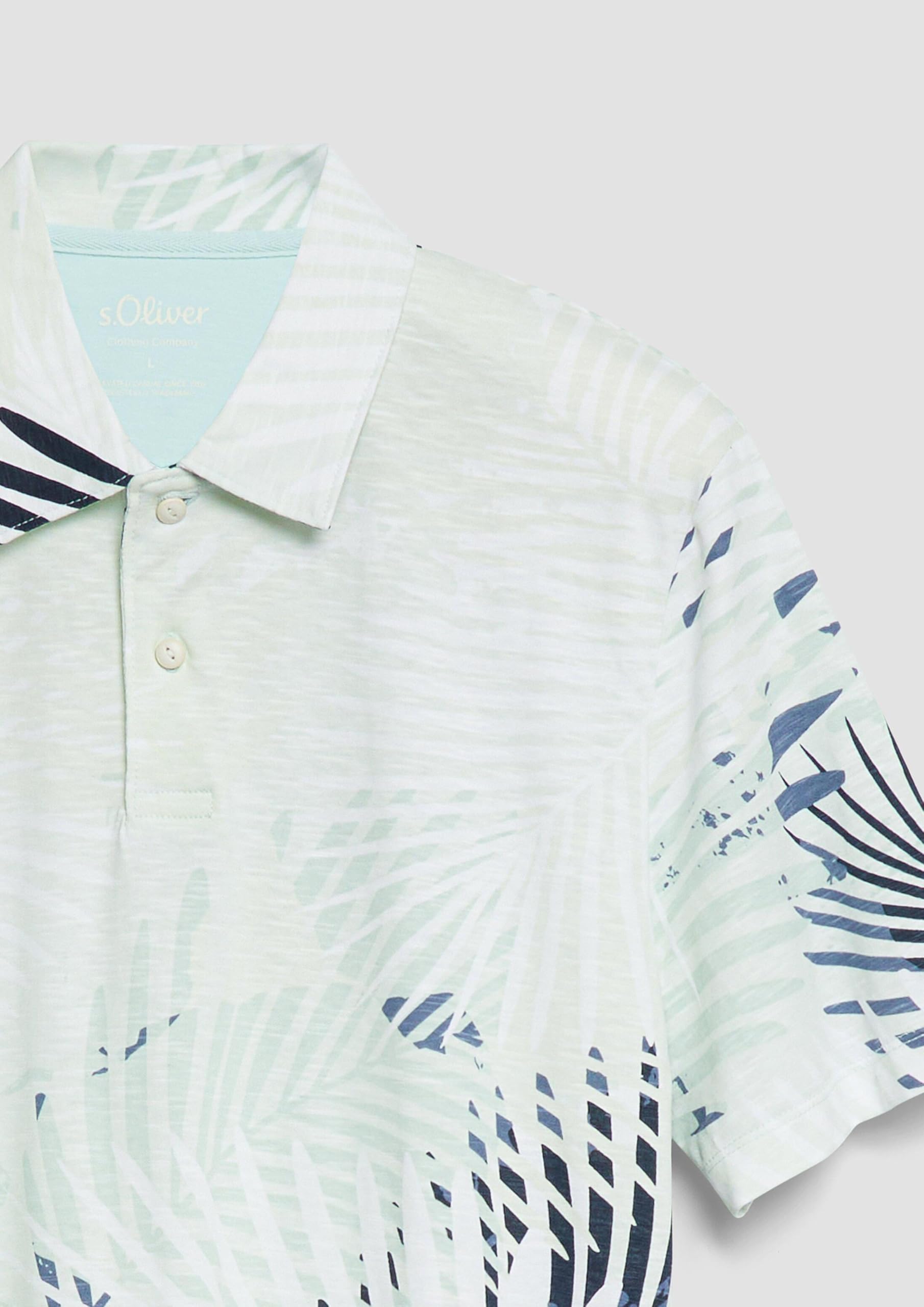 s.Oliver Junior Polo-Shirt Herren Regular Fit Print